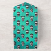 Blumengotik in einer Einladung (Außenbereich)