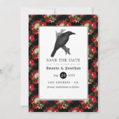 Blumengotik Save The Date (Vorderseite)