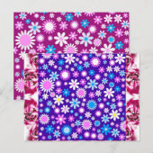 Blumengöttin Postkarte (Vorne/Hinten)