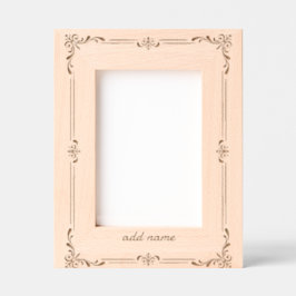 Blumengräber mit individuelle Name Geätzte Rahmen