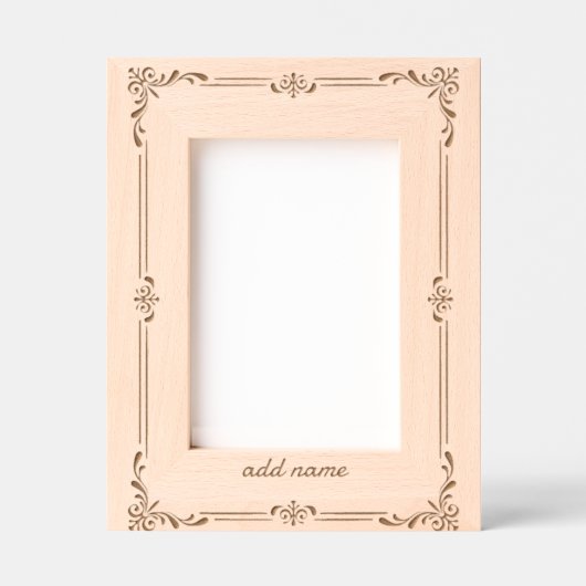 Blumengräber mit individuelle Name Geätzte Rahmen (Vorderseite)