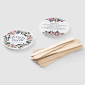 Blumengrace-Hochzeitsprogramm Fächer (Non-assembled)