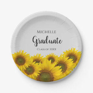 Blumengraduate Gelbblütenklasse Pappteller
