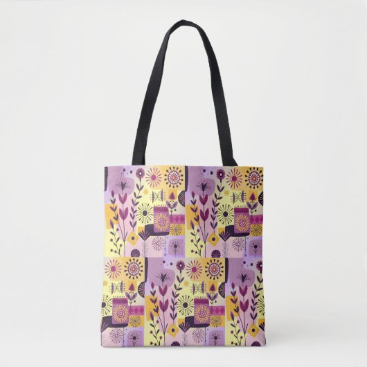Blumengraffiti Tasche (Vorderseite)