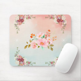 Blumengrafik, Blühend Blume Mousepad