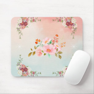 Blumengrafik, Blühend Blume Mousepad