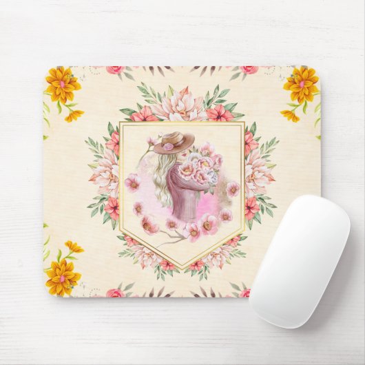 Blumengrafik, Lady of Spring Mousepad (Mit Mouse)
