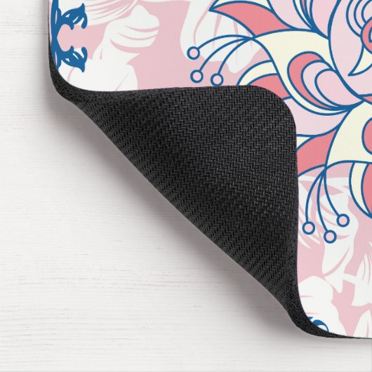 Blumengrafik, Rangoli-Leben Mousepad (Ecke)