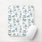 Blumengrandmillennial Watercolor Bow Mouse Pad Mousepad (Mit Mouse)