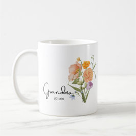 Blumengranma Est 2025, Baby Announcement Geschenke Kaffeetasse