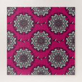 Blumengraphische Blume rosa Nahtlos Puzzle (Horizontal)