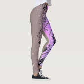 Blumengraphische Leggings (Rechts)