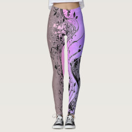 Blumengraphische Leggings