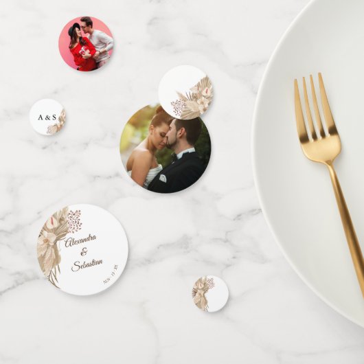 Blumengras Hochzeitstischdekor Confetti Konfetti (Gruppe)