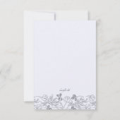 BlumengrenzBeileids-Karte Einladung (Rückseite)