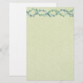 Blumengrenze Briefpapier (Vorne/Hinten)