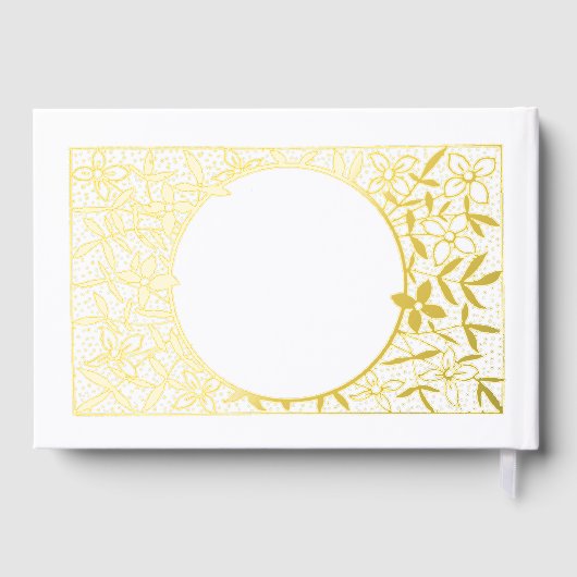 Blumengrenze Gästebuch (Rückseite)