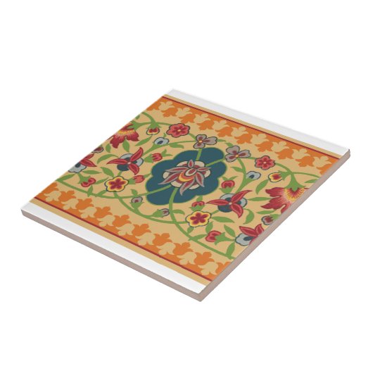 BlumengrenzKeramik-Fliese Fliese (Seite)