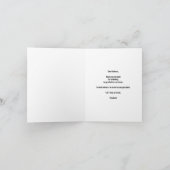 Blumengrenzklasse 2021 Abschluss Vielen Dank Dankeskarte (Innenseite)