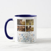 Blumengroßmutter-Fotocollage – Geschenk für Sie Tasse (Links)