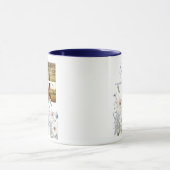 Blumengroßmutter-Fotocollage – Geschenk für Sie Tasse (Zentrum)