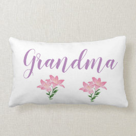 Blumengroßmutter Lendenkissen