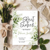 Blumengrün 16 . Geburtstag Einladung zum Geburtsta