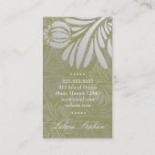 BLUMENgrün 311-EXOTIC Visitenkarte (Rückseite)