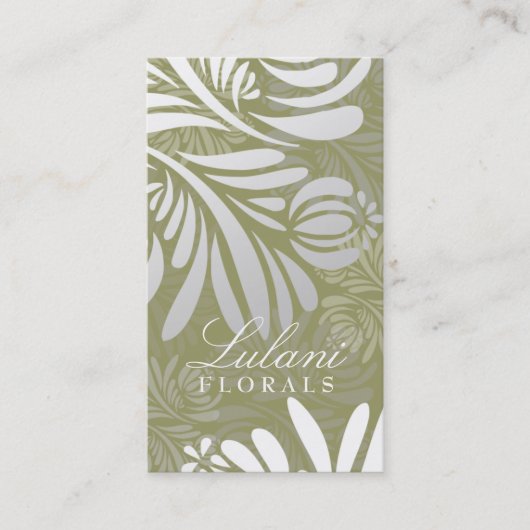 BLUMENgrün 311-EXOTIC Visitenkarte (Vorderseite)