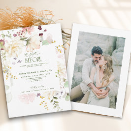 Blumengrün Abends vor Probe Einladung