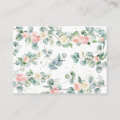 Blumengrün Baby Elephant bringen ein Buch stattdes Begleitkarte (Rückseite)