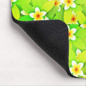Blumengrün-Blätter Muster-61717 Mousepad (Ecke)