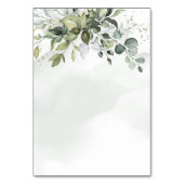 Blumengrün-Blumenkarten Tischnummer (Rückseite)