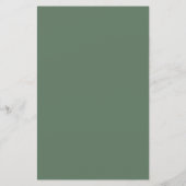 Blumengrün Bridal Dusche Einladung (Rückseite)