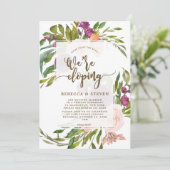 Blumengrün, die die Einladung zum Know-how knüpfen (Stehend Vorderseite)