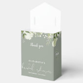 Blumengrün Elegantes Brautparty Geschenkschachtel (Geöffnet)
