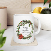 Blumengrün Familie Weihnachten Kaffeetasse