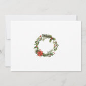 Blumengrün Foto Weihnachten (Rückseite)