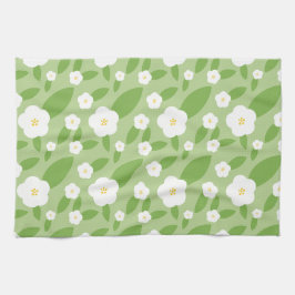 Blumengrün Geschirrtuch