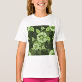 Blumengrün-Girls-T - Shirt (Vorderseite)