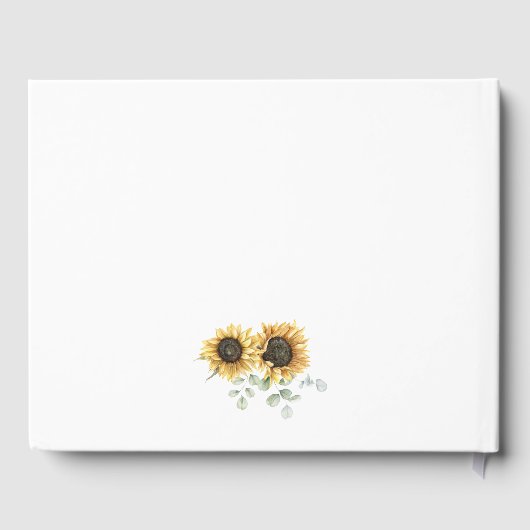 Blumengrün-Hochzeit im Stall Gästebuch (Rückseite)