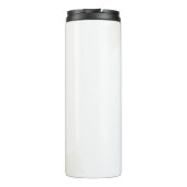 Blumengrün in Königsblau Thermosbecher (Rückseite)