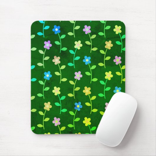 Blumengrün Mousepad (Mit Mouse)