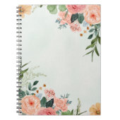 Blumengrün Notizblock (Vorderseite)