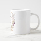 Blumengrün Oma Grandkids Namen Jumbo-Tasse (Rechts)