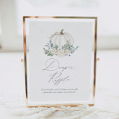 Blumengrün Pumpkin Baby Dusche Windelwanne Windelw Poster