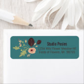 Blumengrün rosa Stationierung (Insitu)