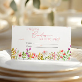 Blumengrün Rustikal Wie viele Kanadier Begleitkarte