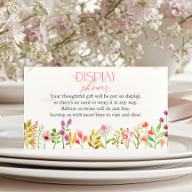 Blumengrün Rustikale Babydusche