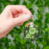 Blumengrün-Schlüsselanhänger Schlüsselanhänger